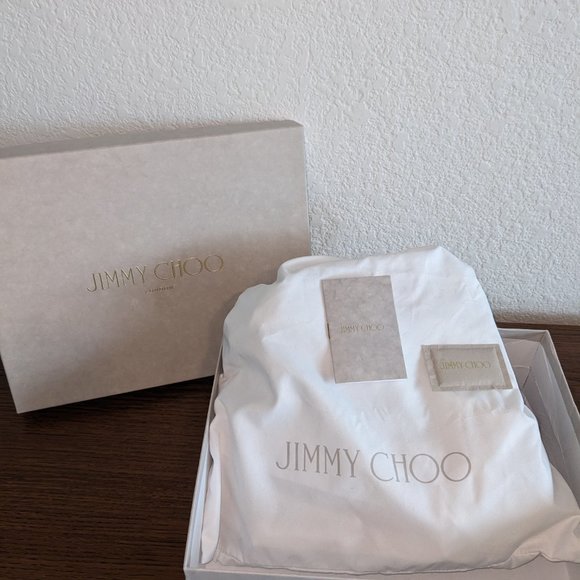 JIMMY CHOO – CUSTOM: SILVER STRASS CRYSTAL PLATFORM PUMP, Size 39 - Picture 10 of 12